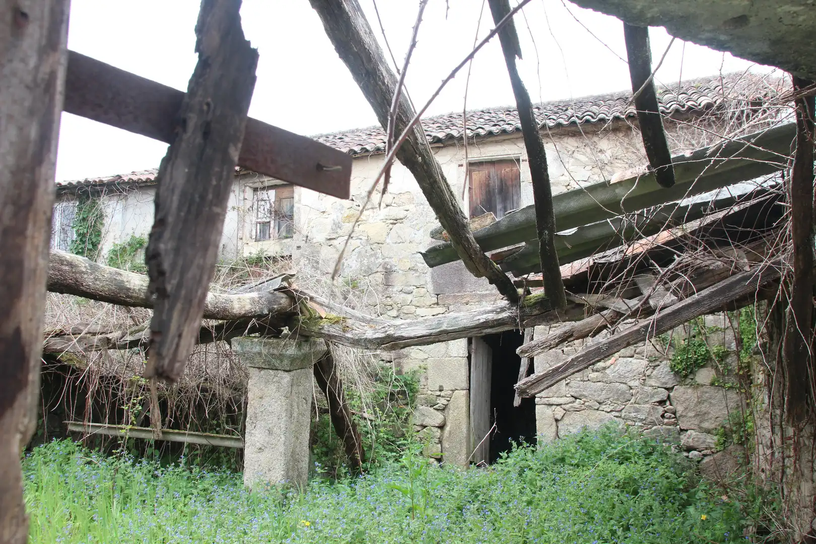Vista exterior de Casa o chalet en venta en Rois con Jardín privado