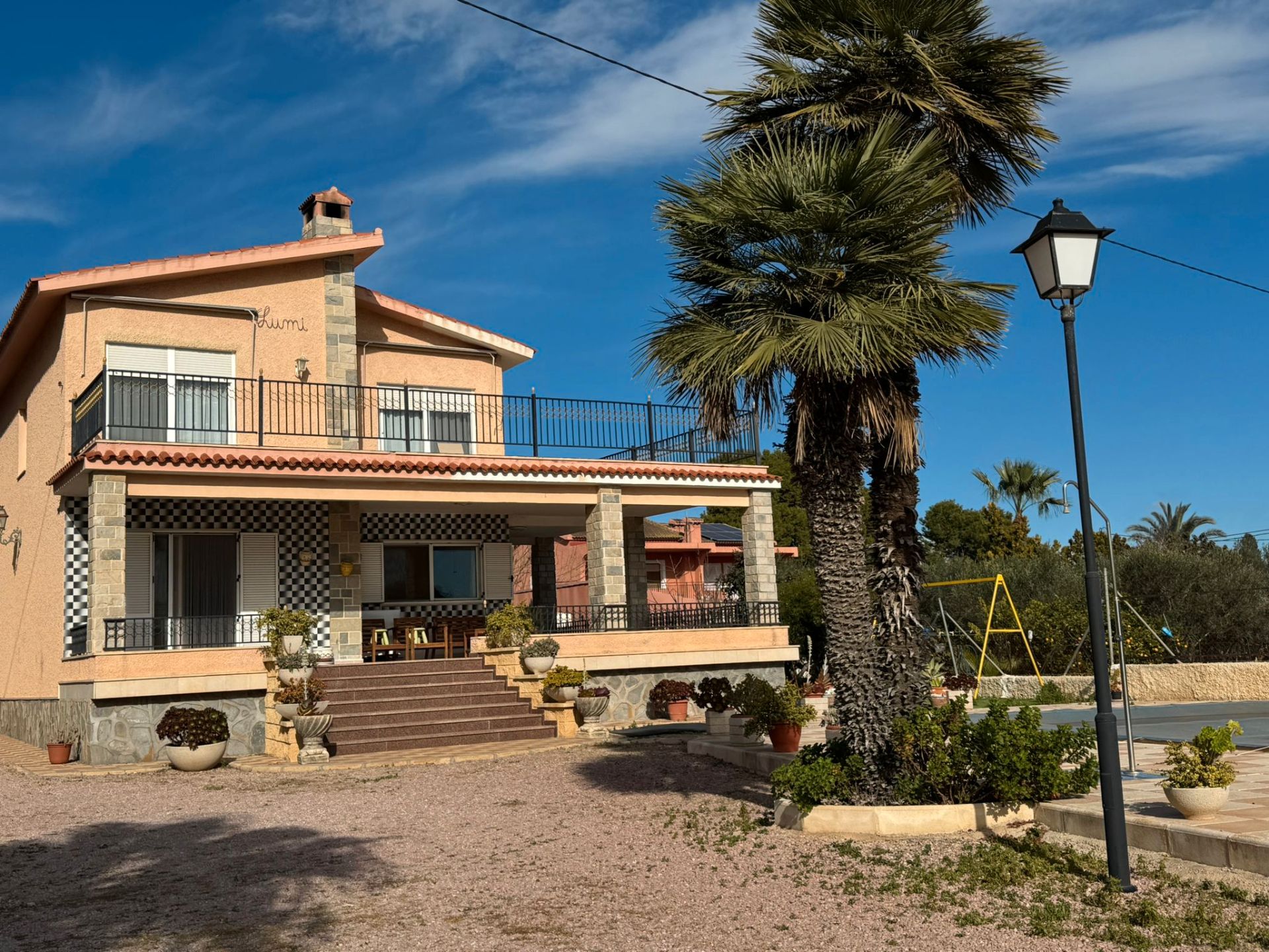 Exterior view of House or chalet for sale in Elche / Elx  with Air Conditioner, Terrace and Swimming Pool