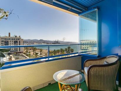 Balcony of Flat for sale in Málaga Capital  with Air Conditioner, Terrace and Balcony