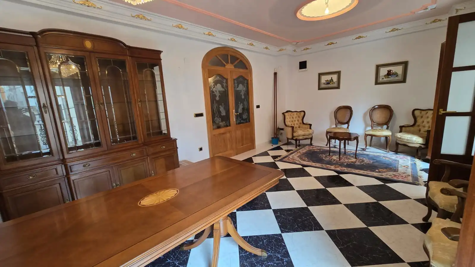 Menjador de Casa adosada en venda en Oliva amb Terrassa i Moblat