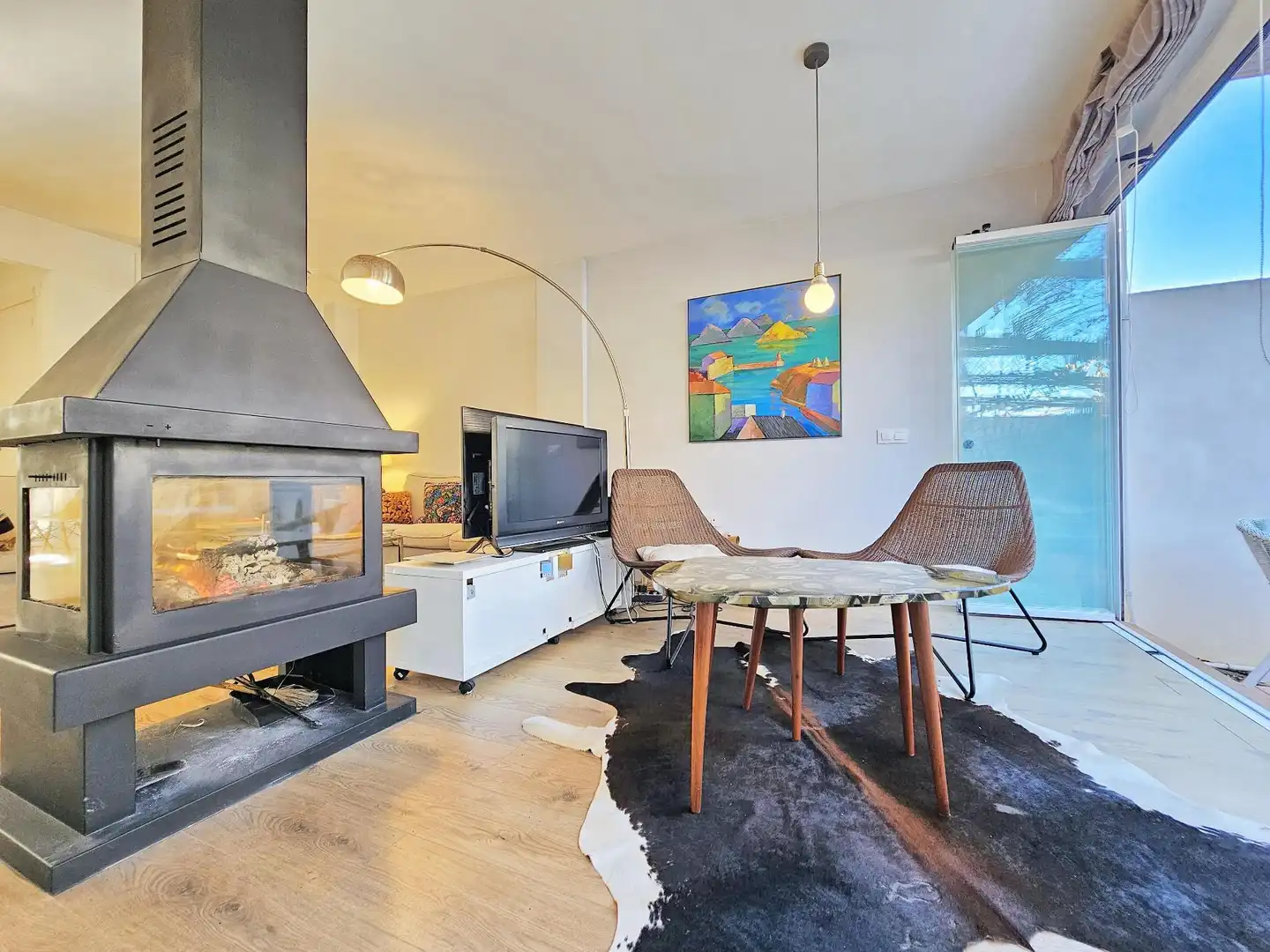 Living room of Duplexes for rent in Cartagena  with Air Conditioner, Heating and Terrace