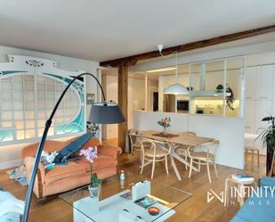 Sala d'estar de Pis de lloguer en Bilbao  amb Calefacció i Balcó
