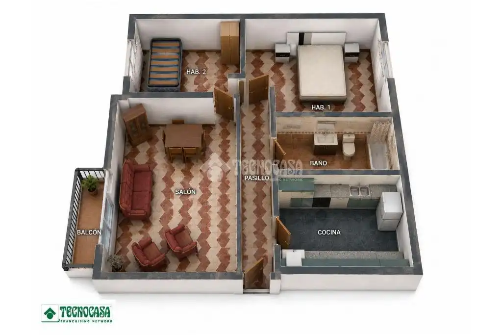 Flat with terrace for sale in San Martín de la Vega, imagen 17