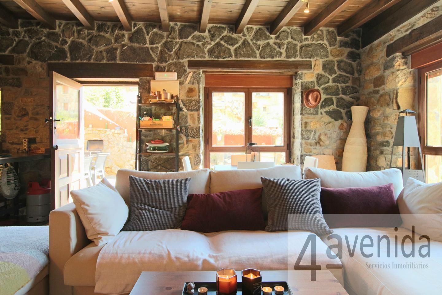 Living room of House or chalet for sale in Caso  with Heating, Private garden and Terrace