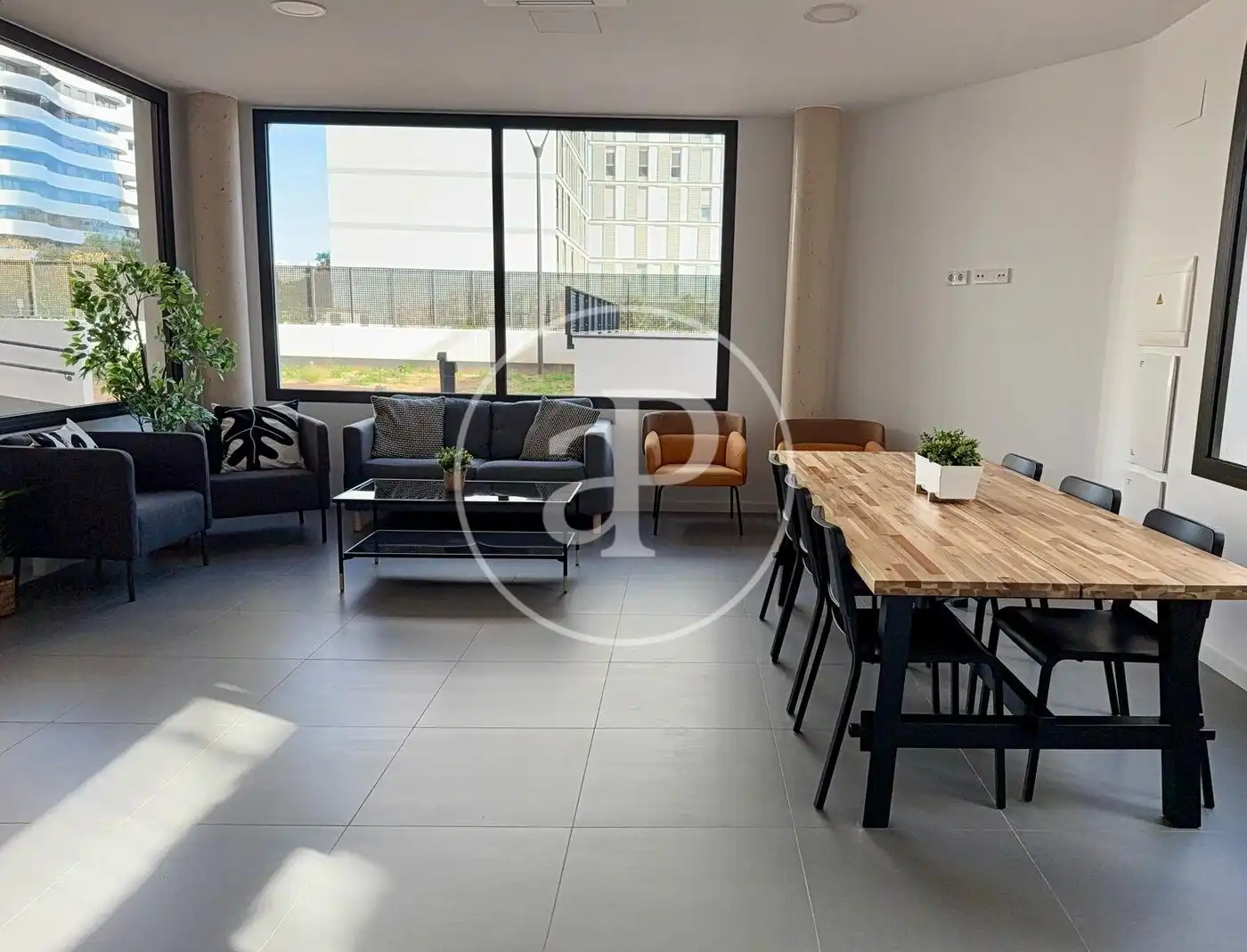 Flat for rent in Valencia  with Air Conditioner, Heating and Private garden