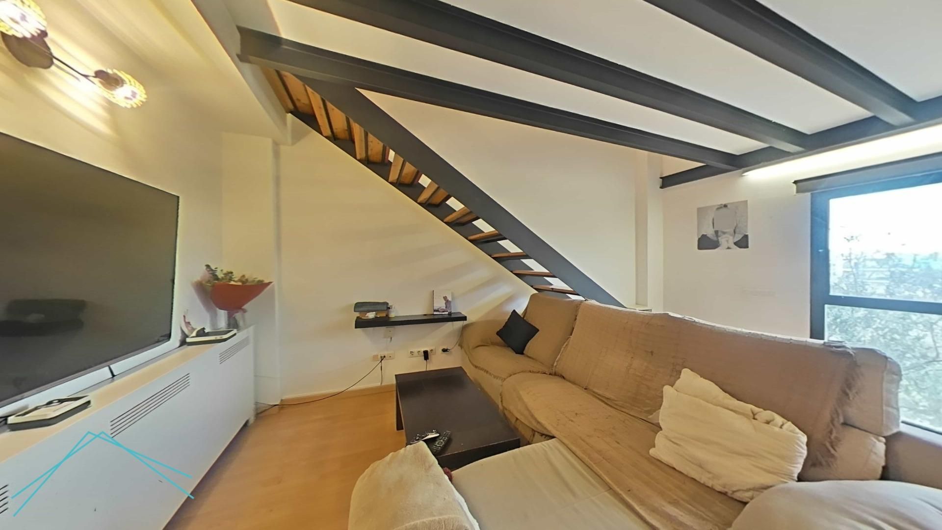 Living room of Duplex for sale in Figueres  with Air Conditioner, Terrace and Balcony