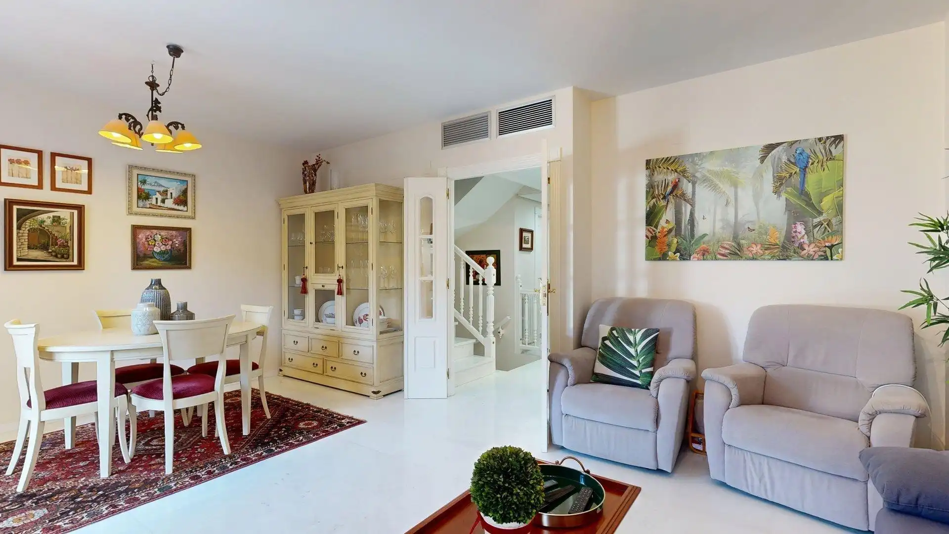 Sala de estar de Casa adosada en venta en Montecanal - Valdespartera - Arcosur
