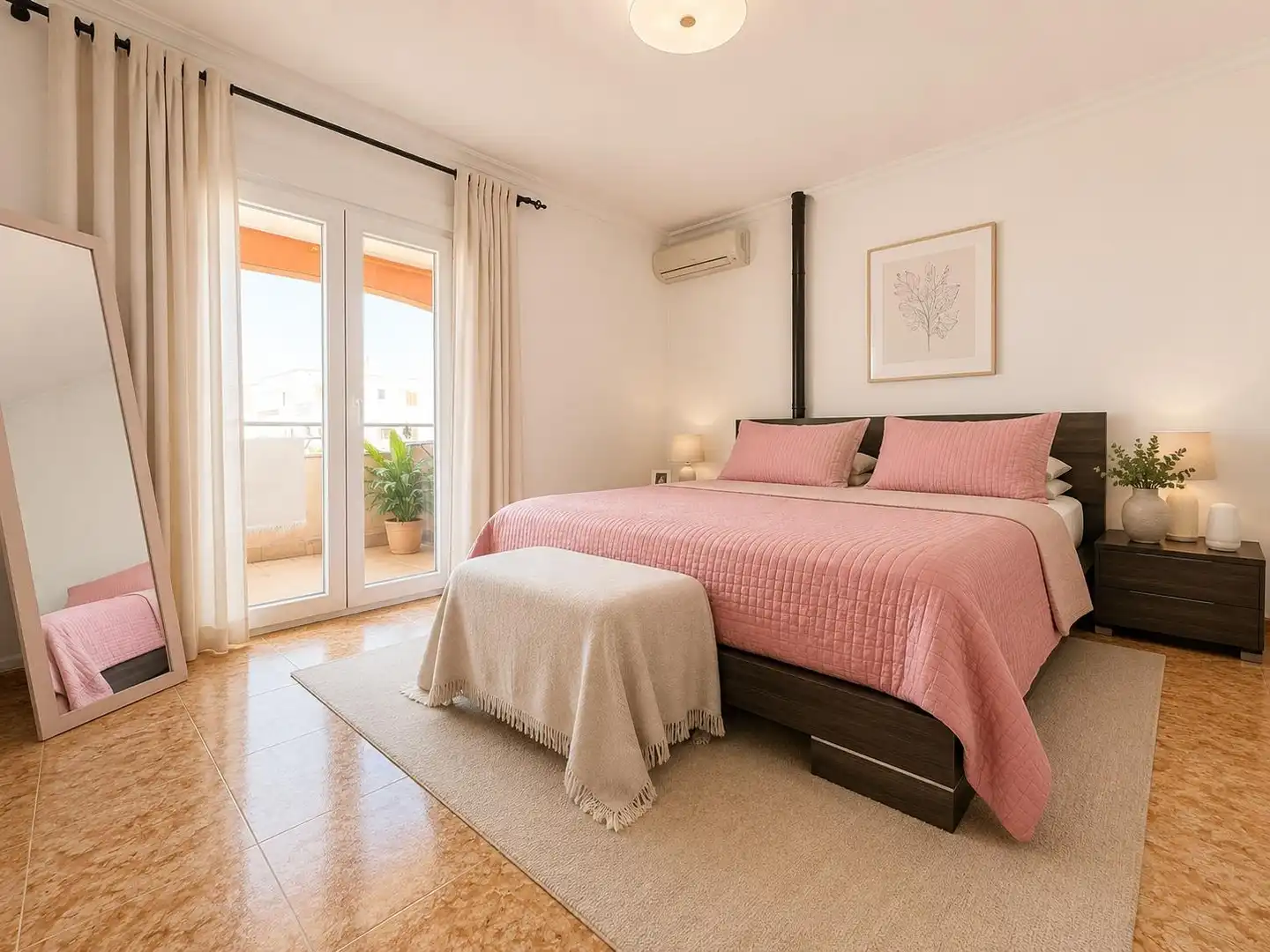Dormitori de Casa adosada en venda en Santa Margalida amb Aire condicionat, Jardí privat i Terrassa