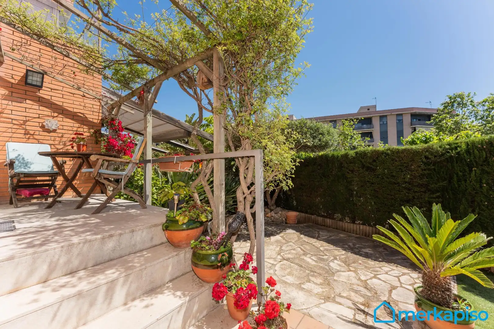 Terraza de Casa adosada en venta en Viladecans con Calefacción, Jardín privado y Terraza