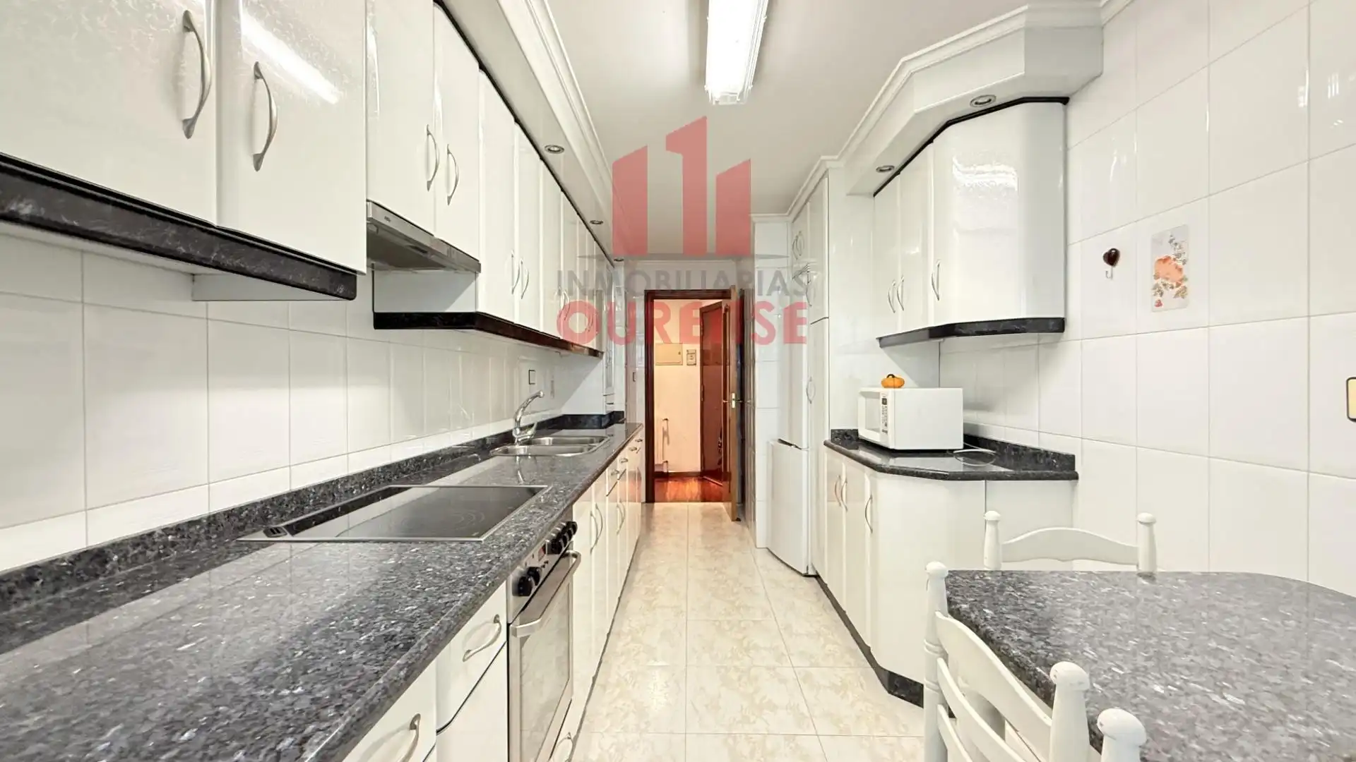 Kitchen of Flat for rent in Ourense Capital   with Furnished
