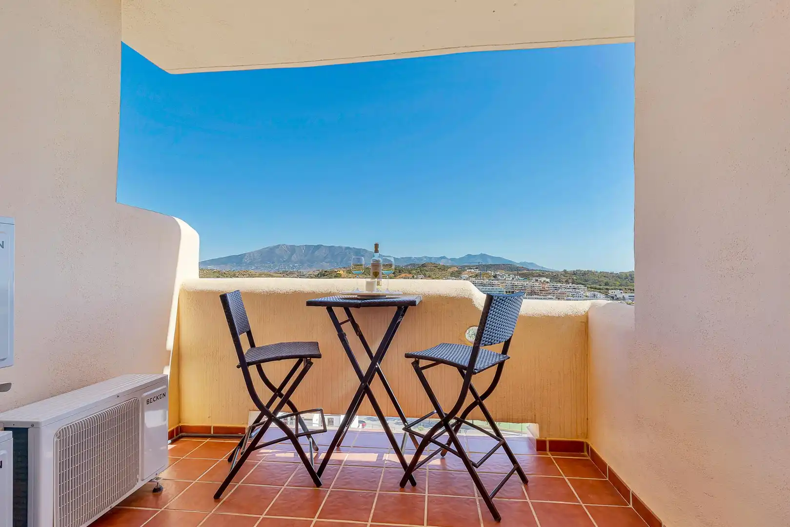 Terraza de Ático en venta en Mijas con Aire acondicionado, Calefacción y Jardín privado