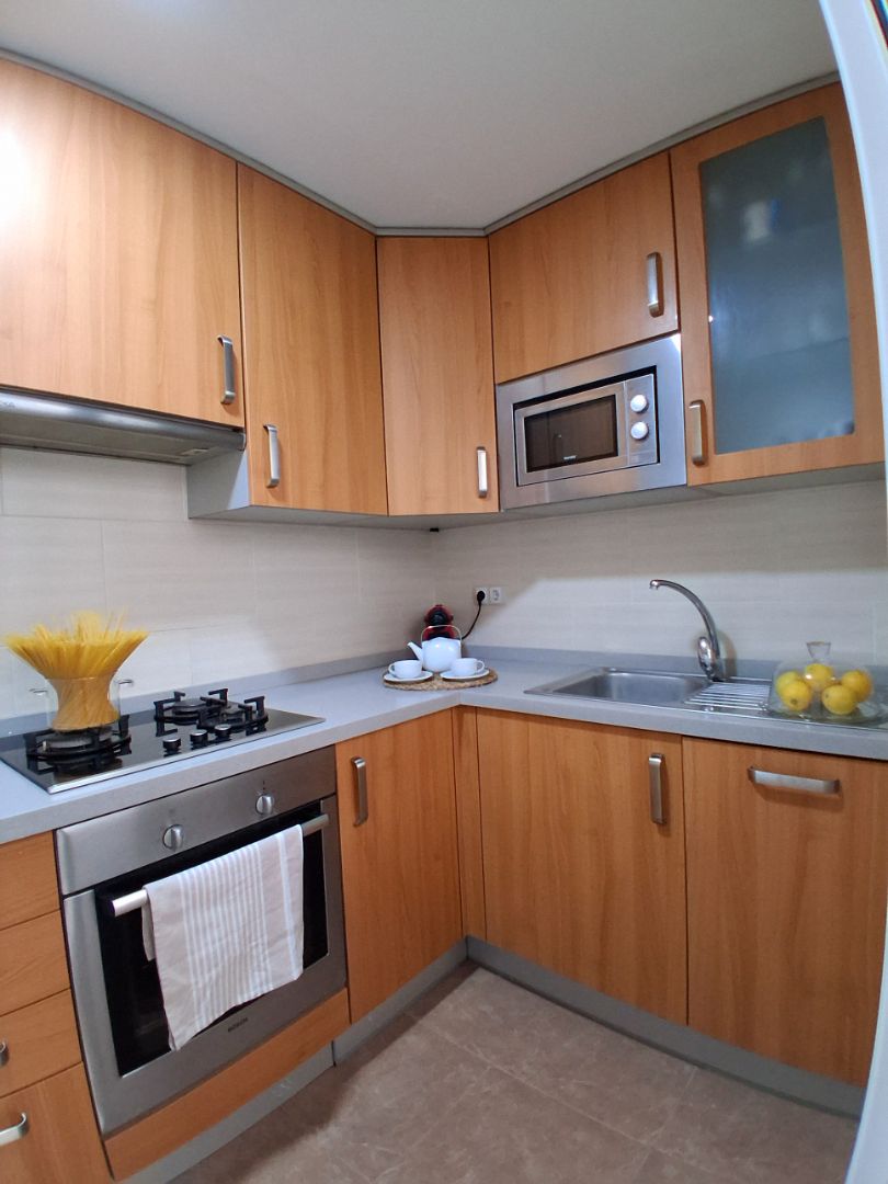 Kitchen of Flat for sale in Sabadell  with Air Conditioner, Heating and Parquet flooring