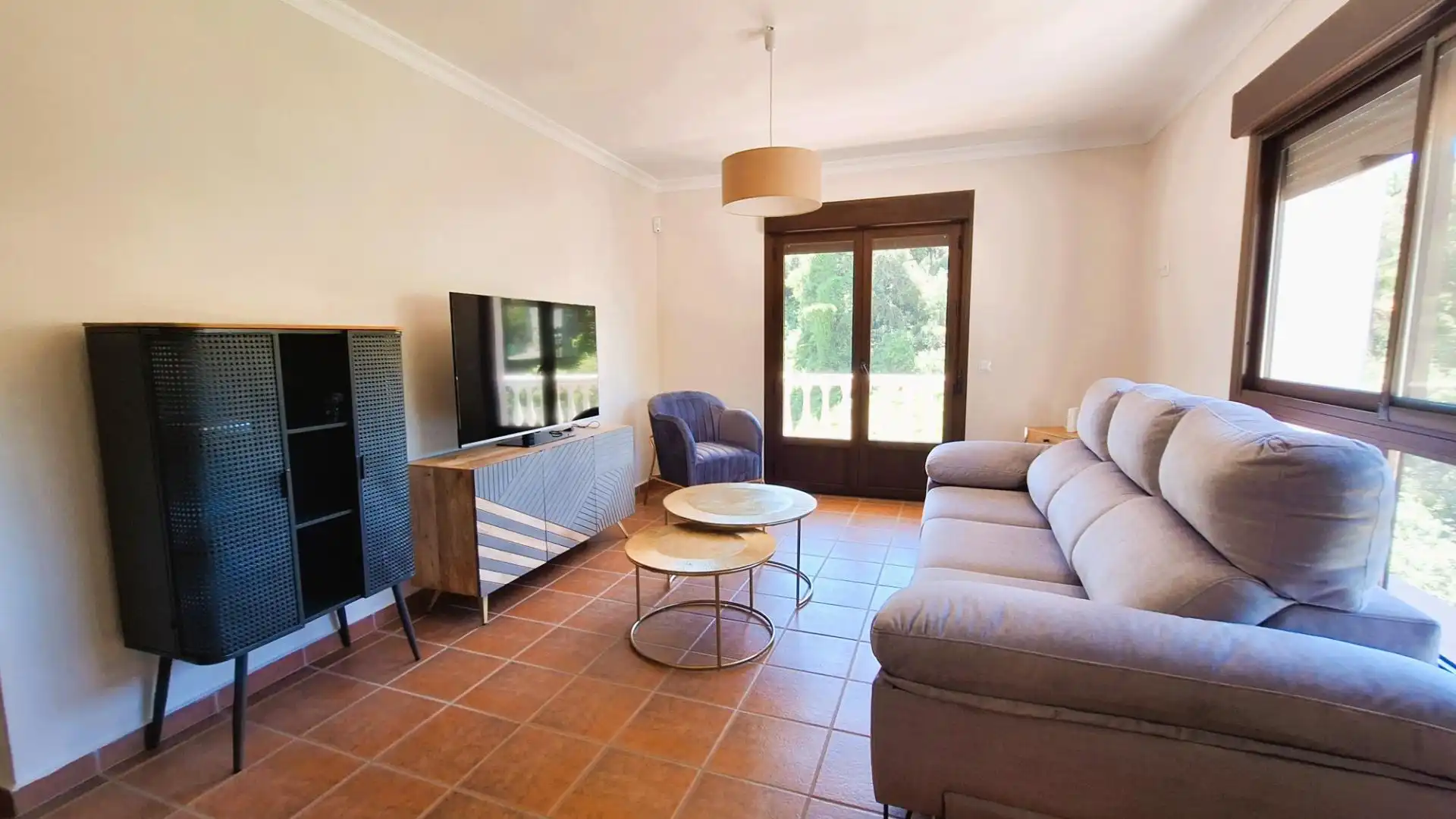 Sala de estar de Casa o chalet en venta en Júzcar, Málaga
