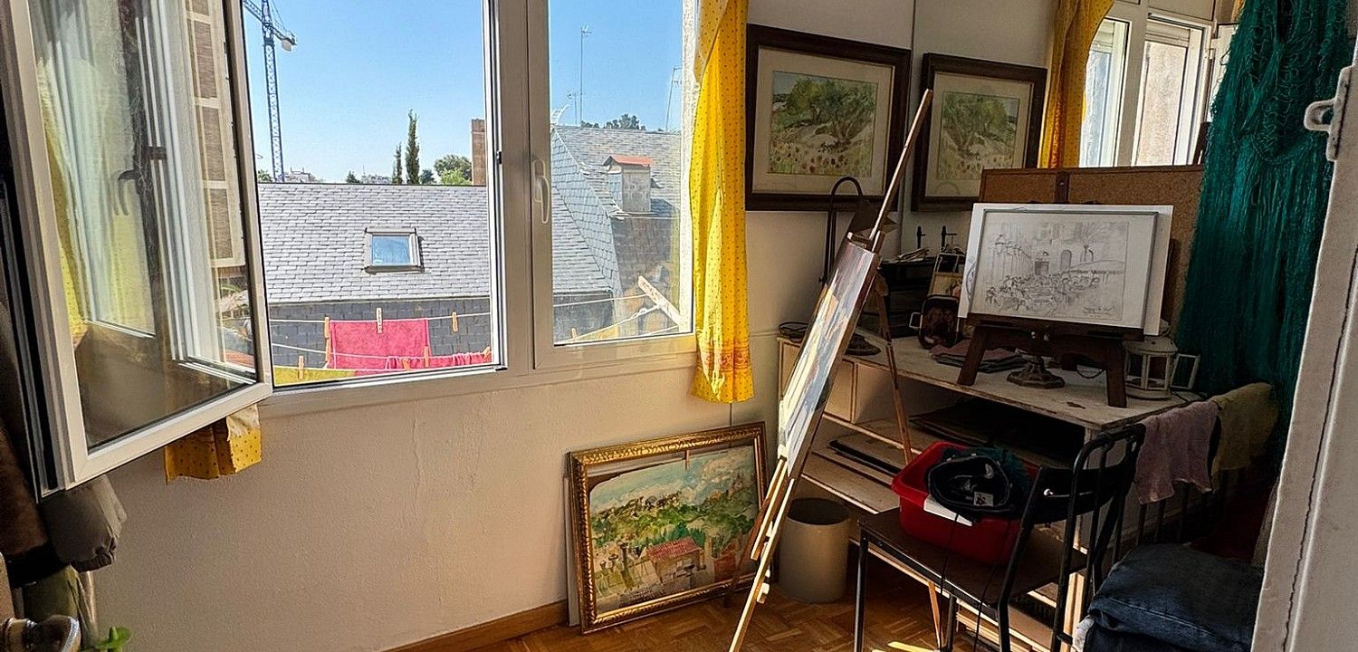 Exterior view of Attic for sale in  Barcelona Capital  with Heating, Terrace and Furnished