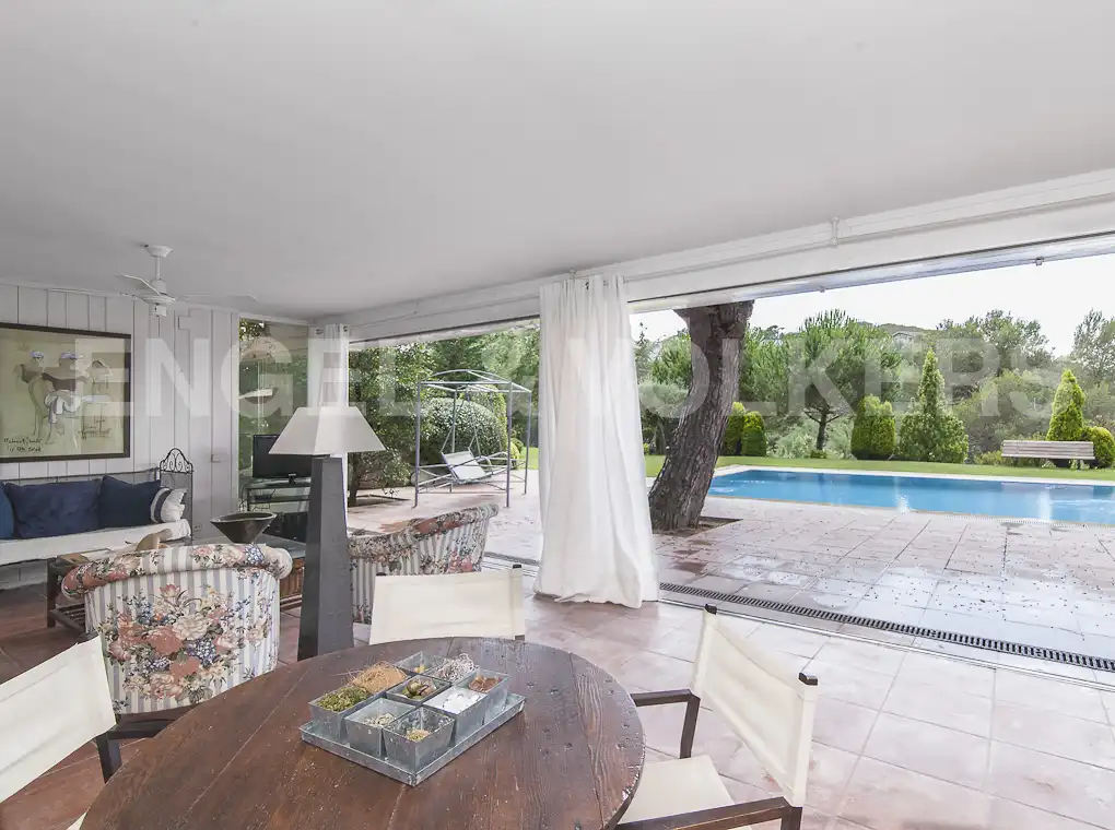 Jardín de Casa o chalet en venta en Barcelona con Aire acondicionado, Calefacción y Jardín privado