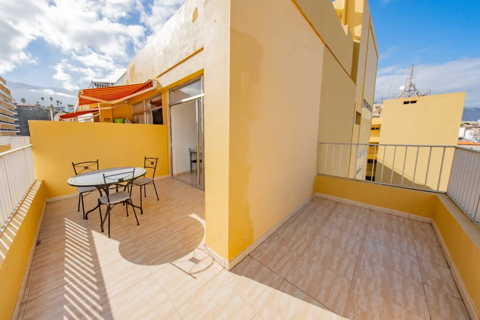 Terrace of Study for rent in Puerto de la Cruz  with Terrace, Furnished and Community pool