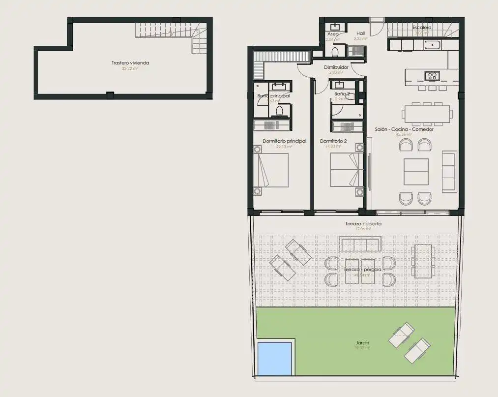 Apartment with pool for sale in Los Arqueros  - Puerto del Almendro, imagen 20