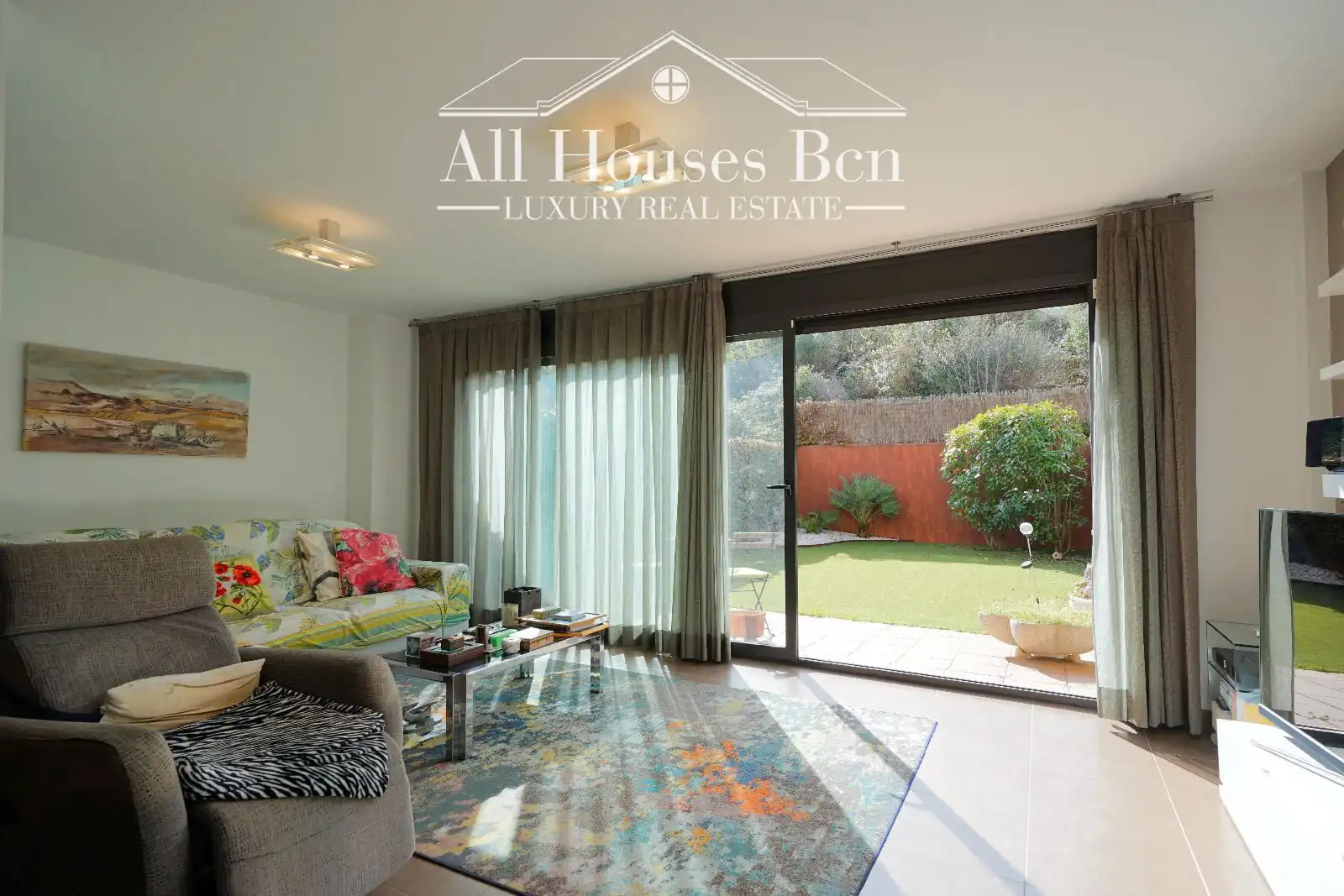 Garden of Detached homes for sale in Sant Quirze del Vallès  with Air Conditioner, Heating and Private garden