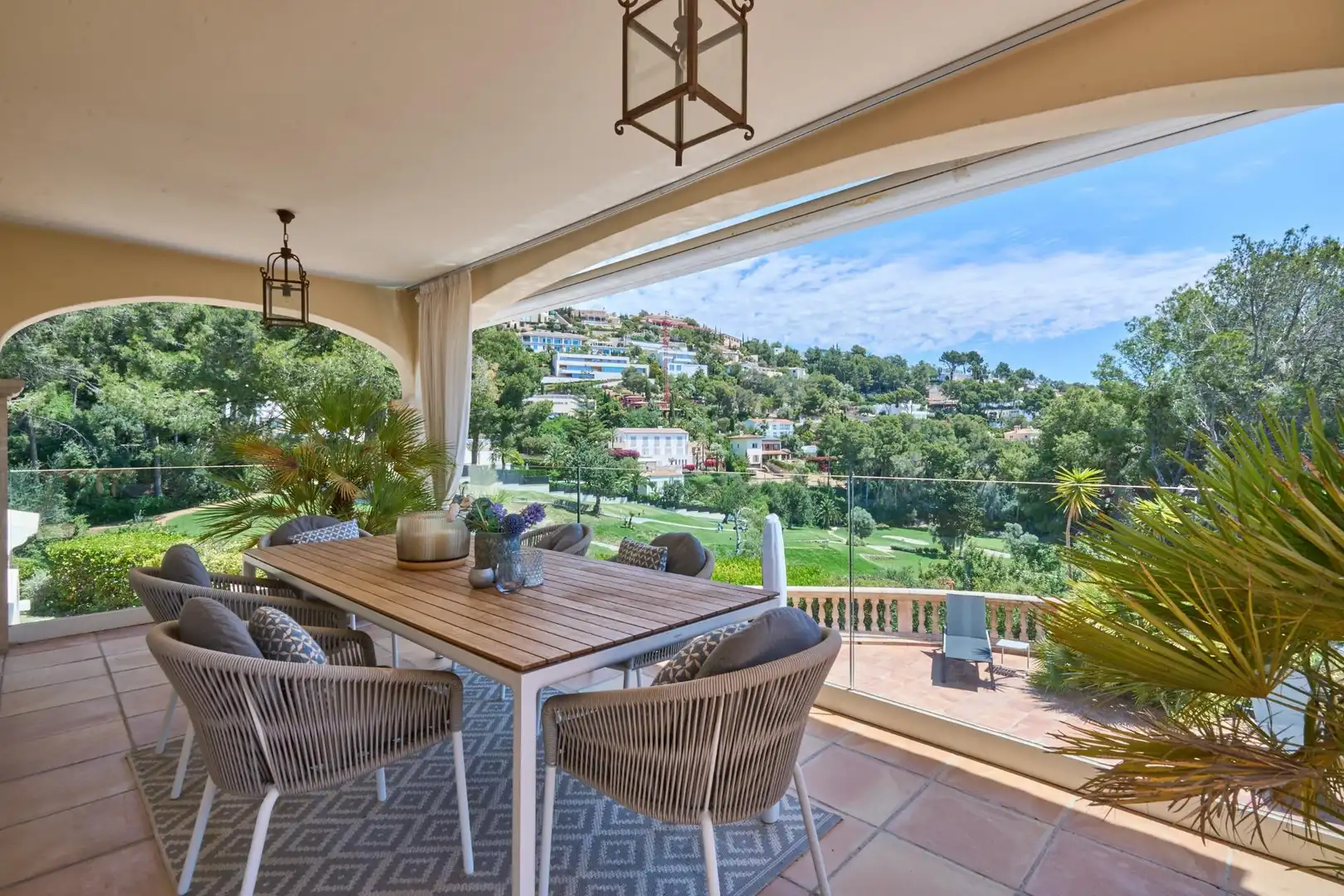 Terrassa de Casa o xalet en venda en  Palma de Mallorca amb Aire condicionat, Jardí privat i Parquet