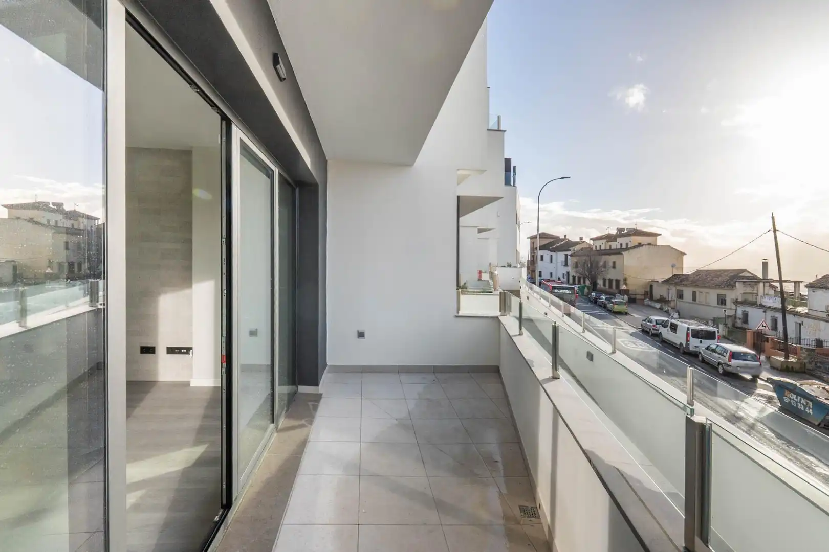 Terraza de Dúplex de alquiler en Granada con Aire acondicionado, Calefacción y Terraza