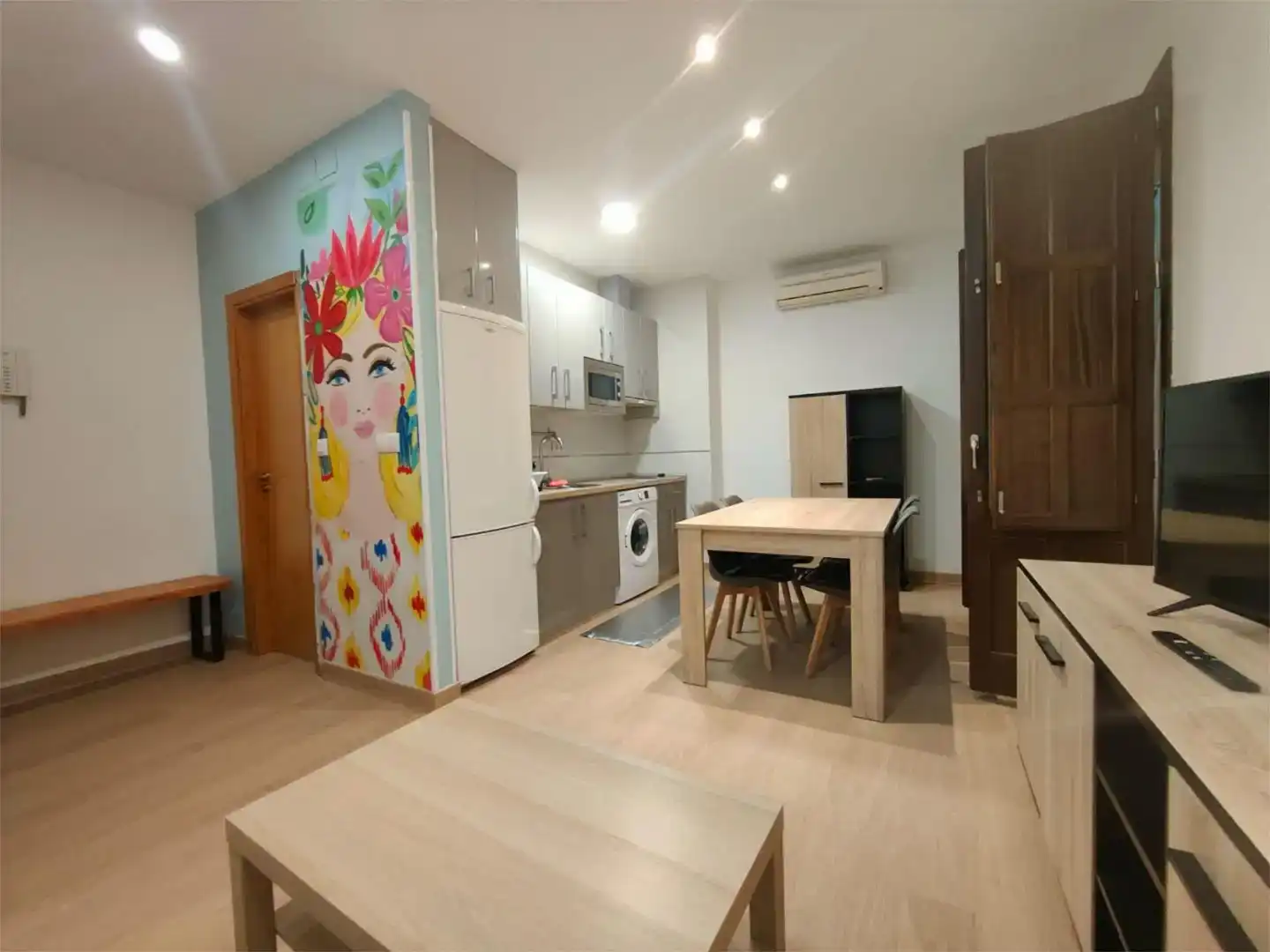 Cuina de Apartament en venda en  Granada Capital amb Aire condicionat i Balcó