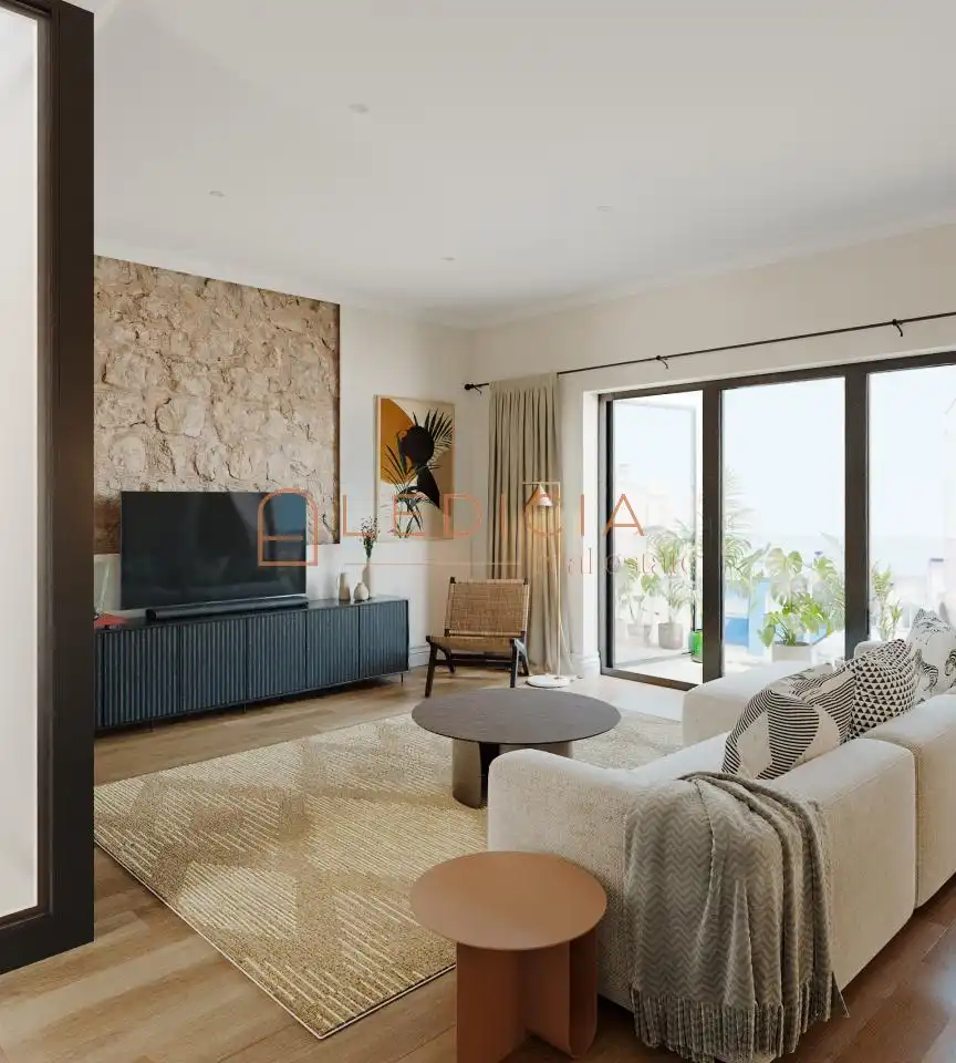 Wohnzimmer von Maisonette zum Verkauf in Vigo  mit Klimaanlage, Heizung und Terrasse