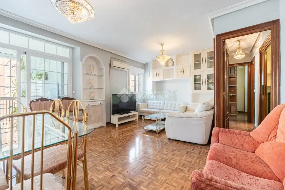 Sala de estar de Piso en venta en Madrid con Aire acondicionado y Terraza