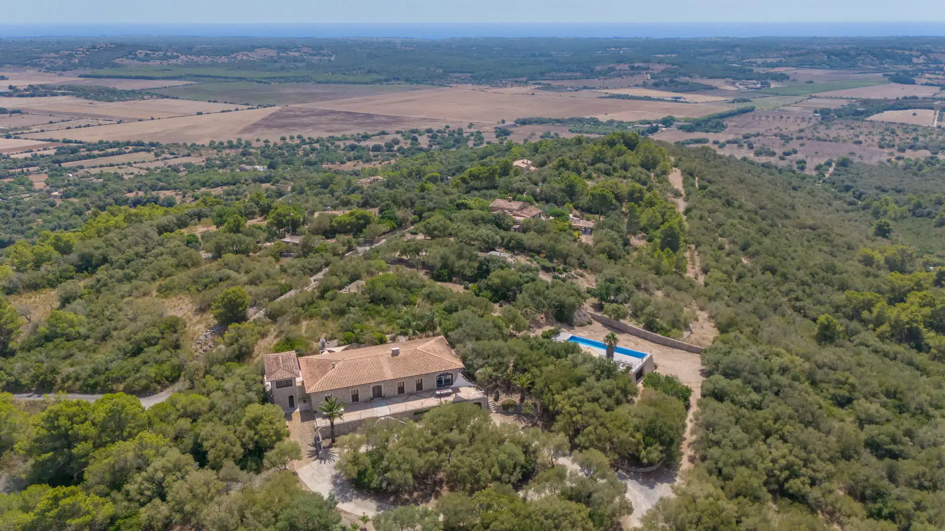 Außenansicht von Country house zum Verkauf in Manacor mit Klimaanlage, Heizung und Terrasse