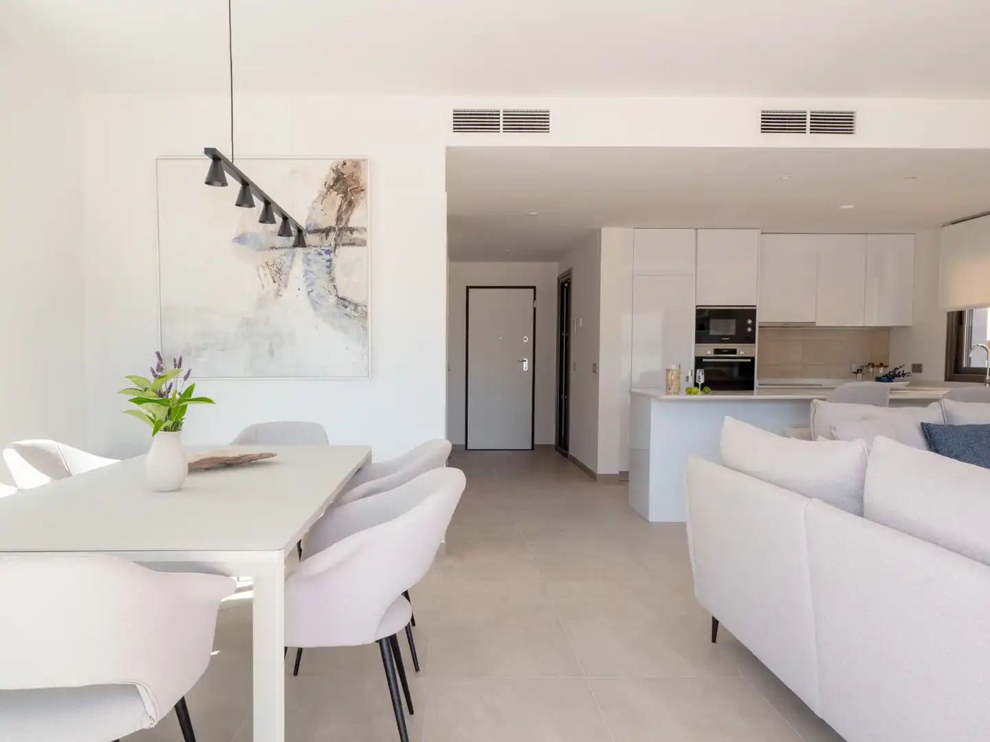 Cocina de Dúplex en venta en Ses Salines con Aire acondicionado, Jardín privado y Terraza
