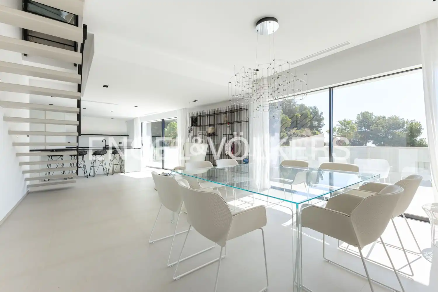 Dining room of Houses for sale in Jávea / Xàbia  with Air Conditioner, Heating and Terrace