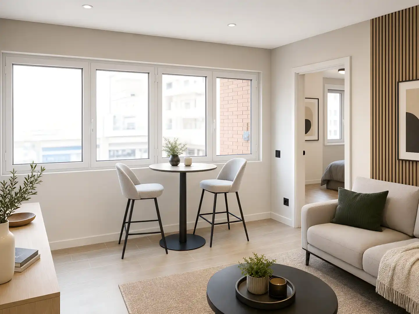 Wohnzimmer von Wohnung zum Verkauf in Castelldefels mit Heizung, Parkett und Möbliert