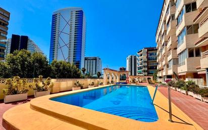 Swimming pool of Flat for sale in Calpe / Calp  with Air Conditioner, Terrace and Furnished