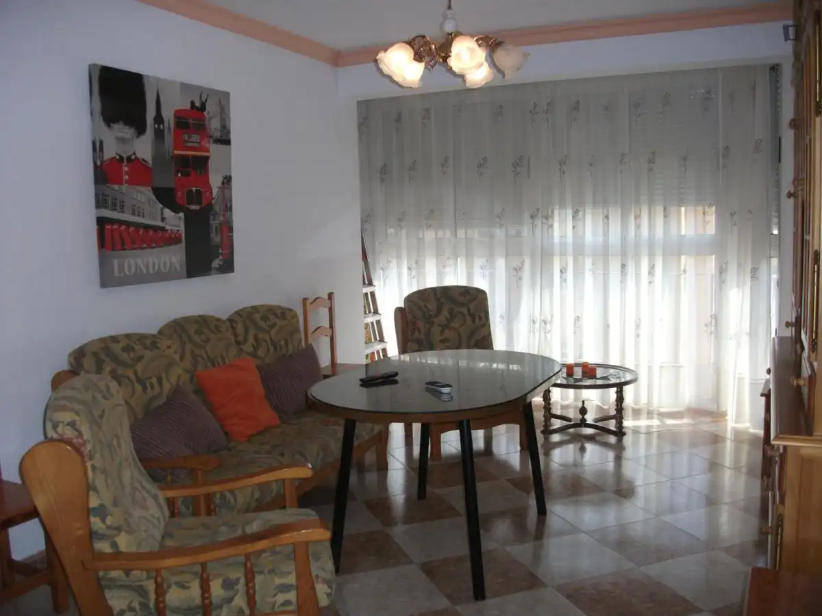 Sala d'estar de Apartament per a compartir en Granada amb Moblat, Forn i Rentadora