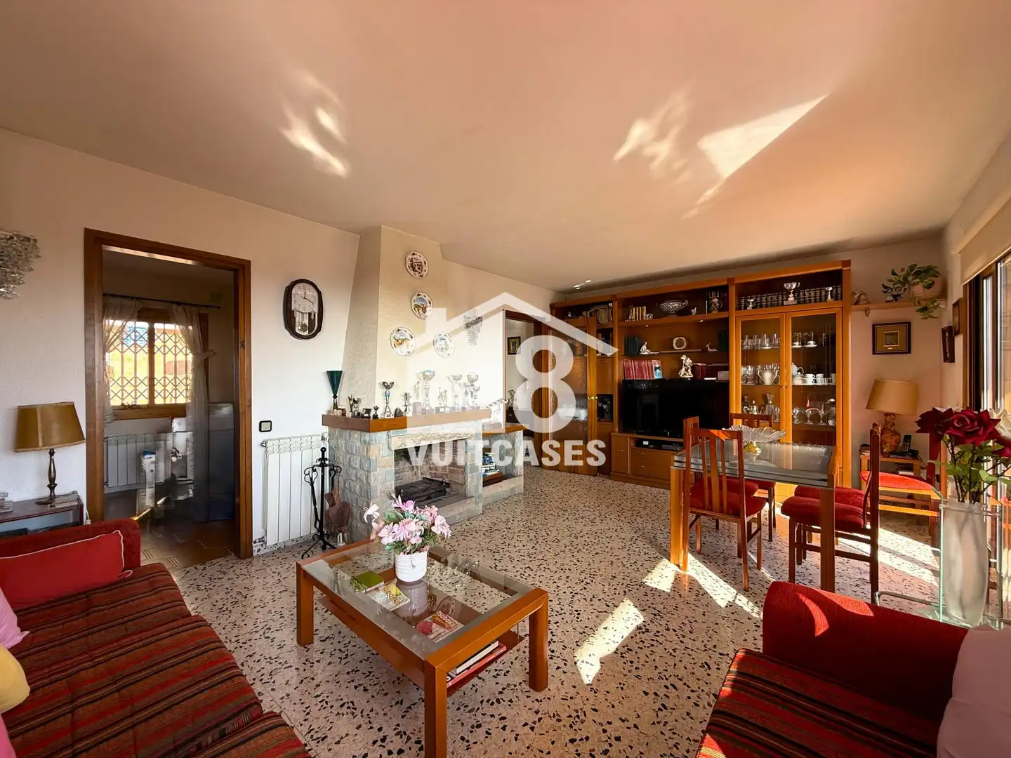 Sala d'estar de Casa o xalet en venda en Arenys de Munt amb Calefacció, Terrassa i Traster