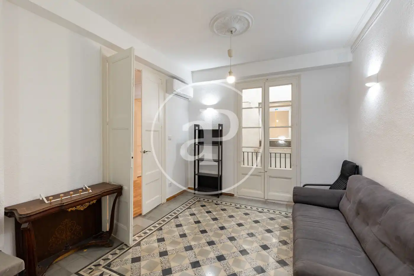 Schlafzimmer von Wohnung zur Miete in Barcelona mit Klimaanlage, Heizung und Möbliert