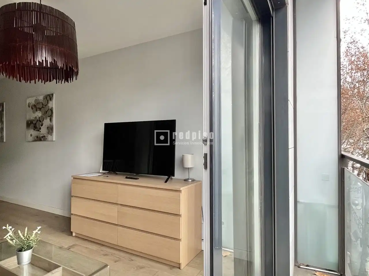 Schlafzimmer von Wohnung zur Miete in Madrid mit Klimaanlage, Heizung und Terrasse