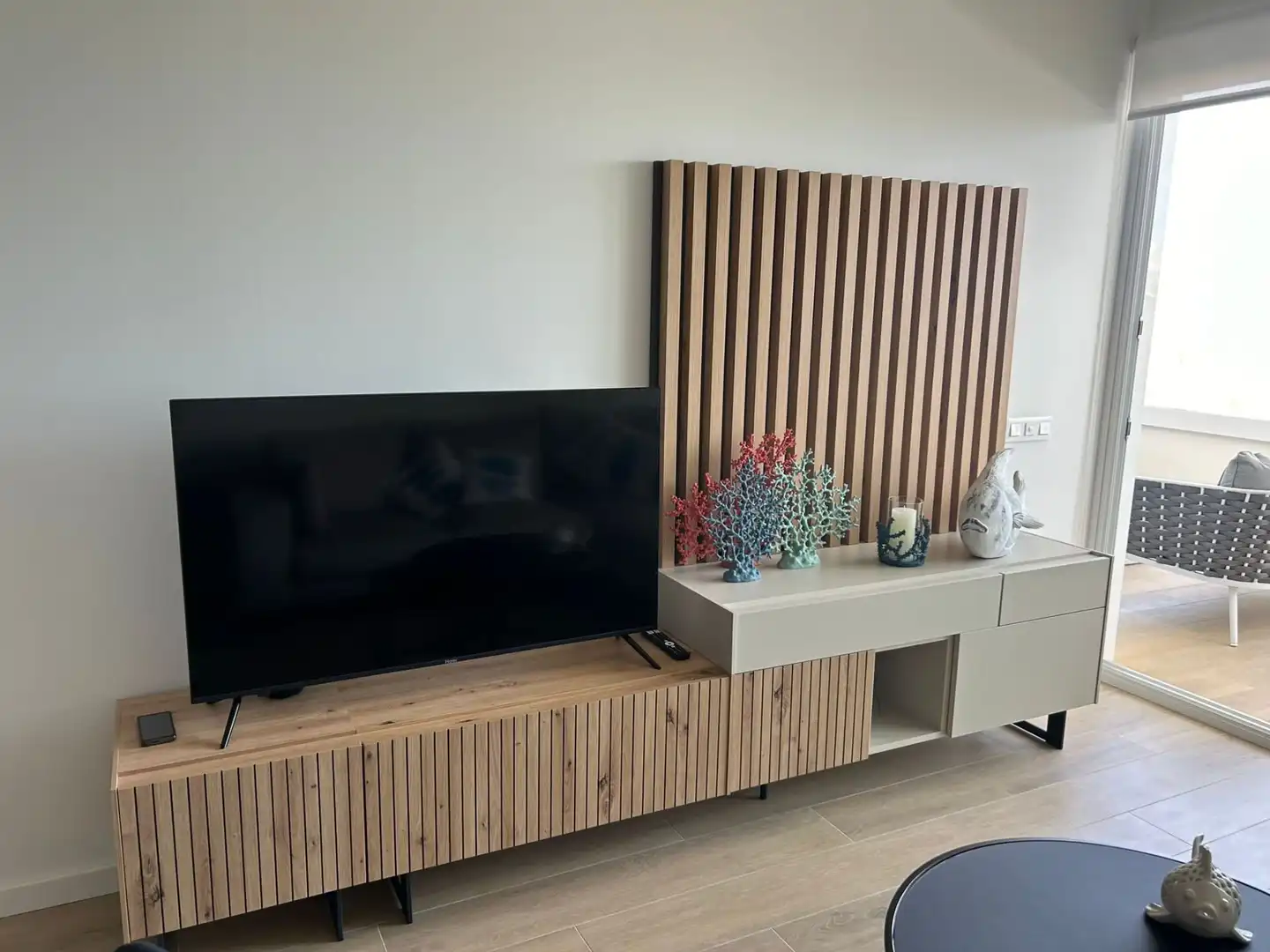 Sala d'estar de Àtic en venda en Villajoyosa / La Vila Joiosa amb Aire condicionat
