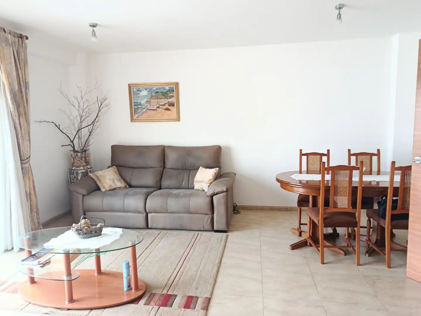 Sala d'estar de Casa adosada en venda en El Morell amb Calefacció, Jardí privat i Forn