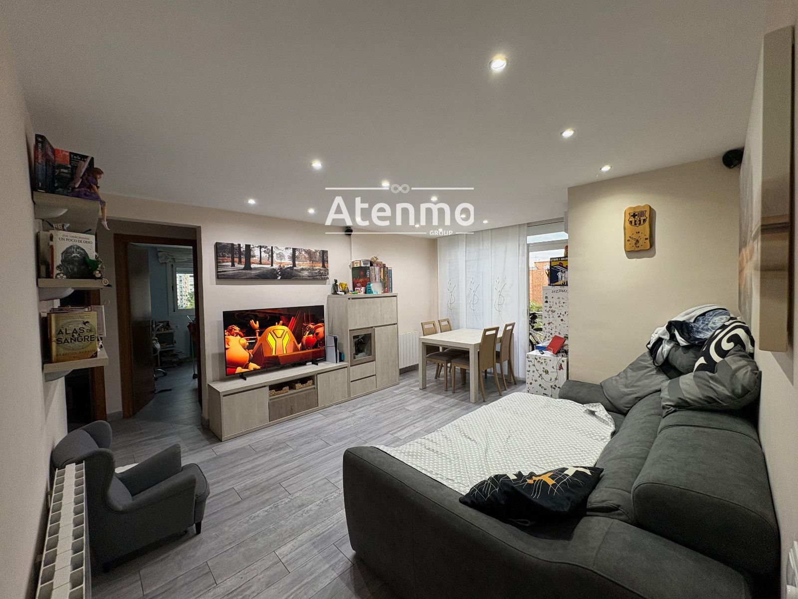 Living room of Flat for sale in  Barcelona Capital  with Air Conditioner, Heating and Terrace