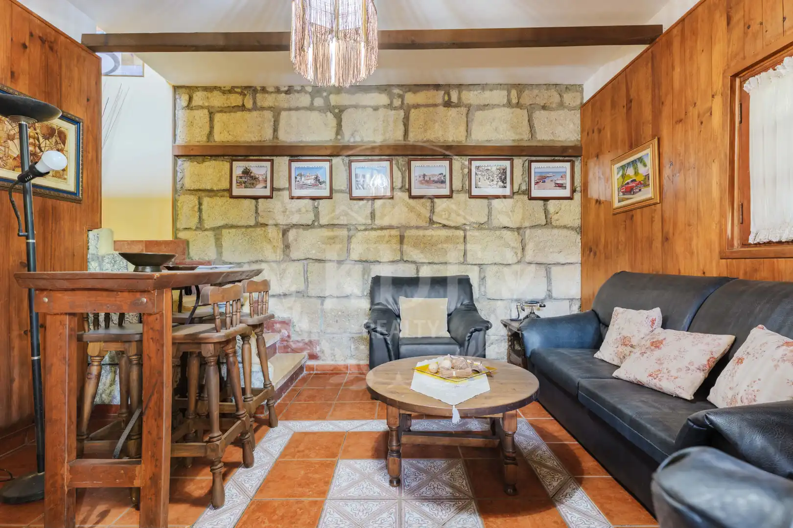 Sala de estar de Casa o chalet en venta en La Matanza de Acentejo con Jardín privado, Terraza y Piscina