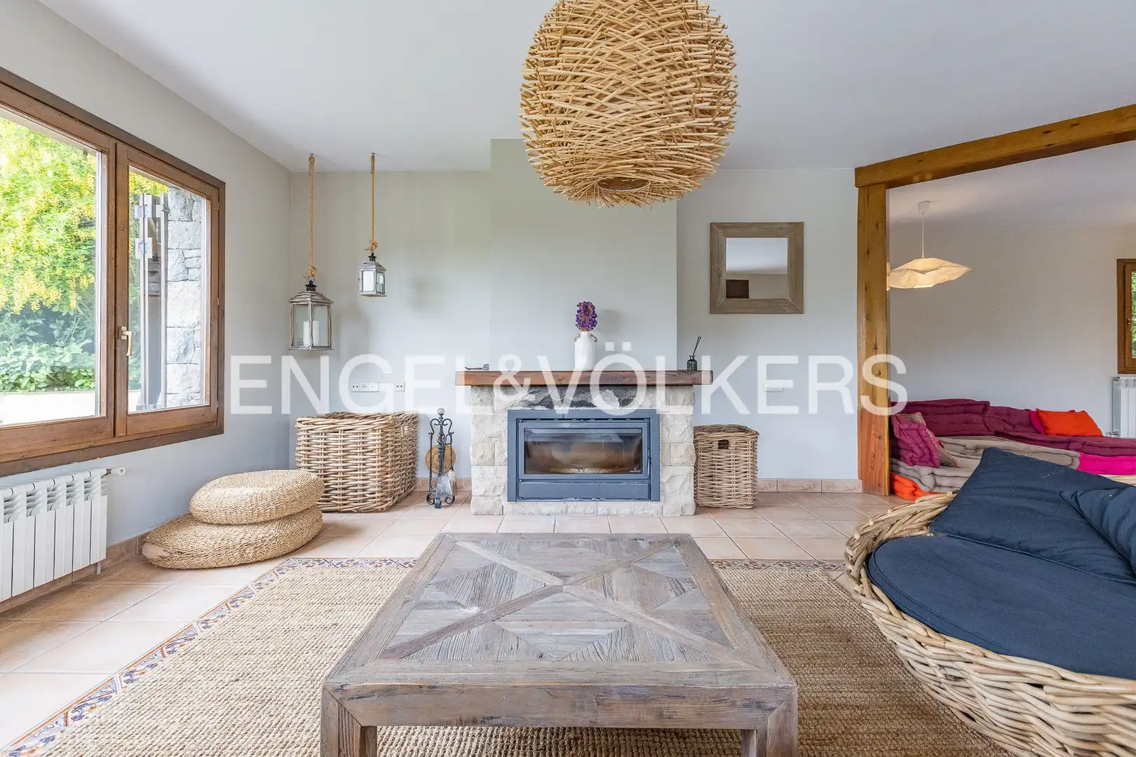 Sala de estar de Casa o chalet en venta en Molló con Calefacción, Jardín privado y Balcón