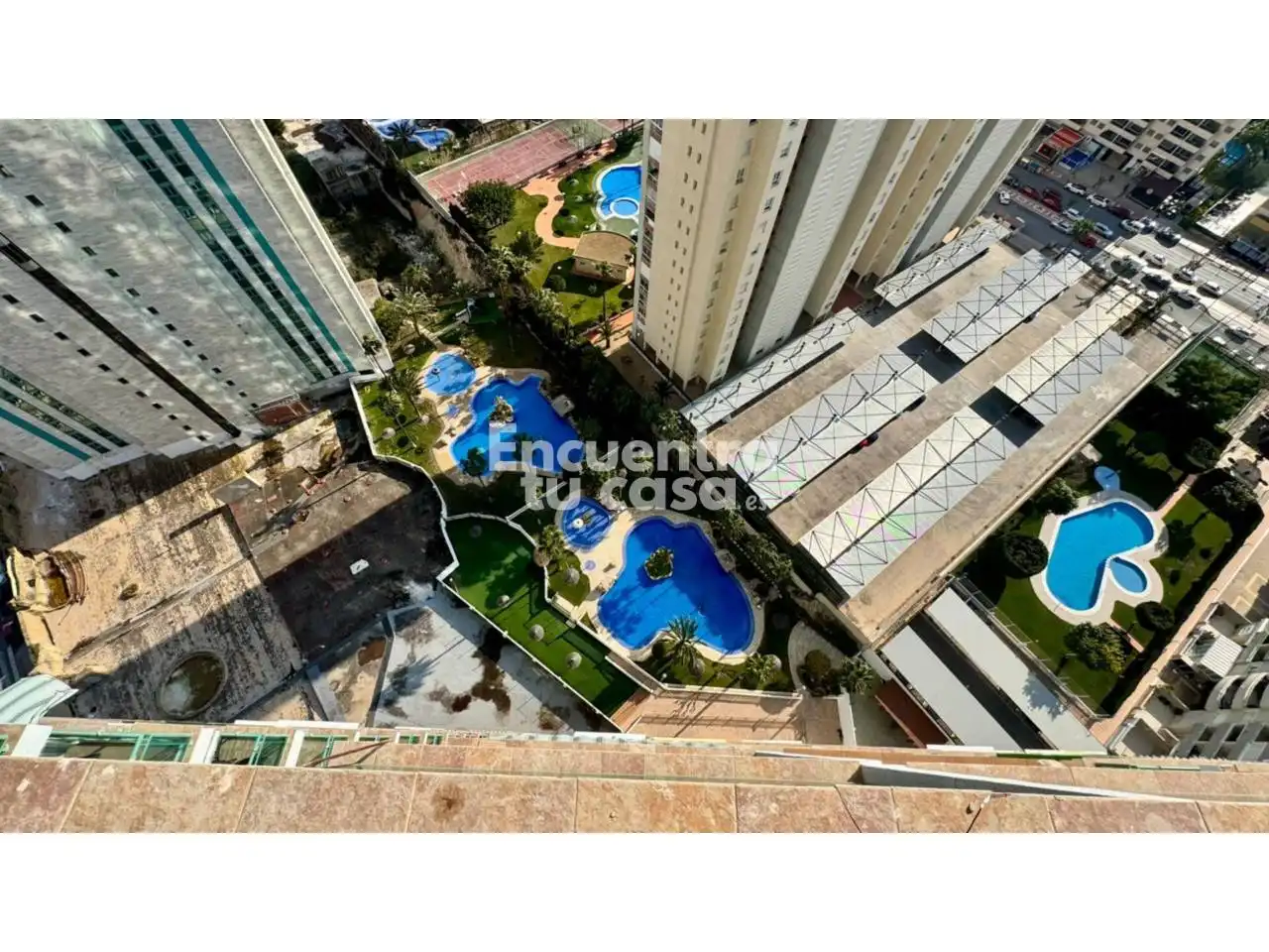 Swimming pool of Flat for sale in Villajoyosa / La Vila Joiosa  with Air Conditioner, Heating and Terrace