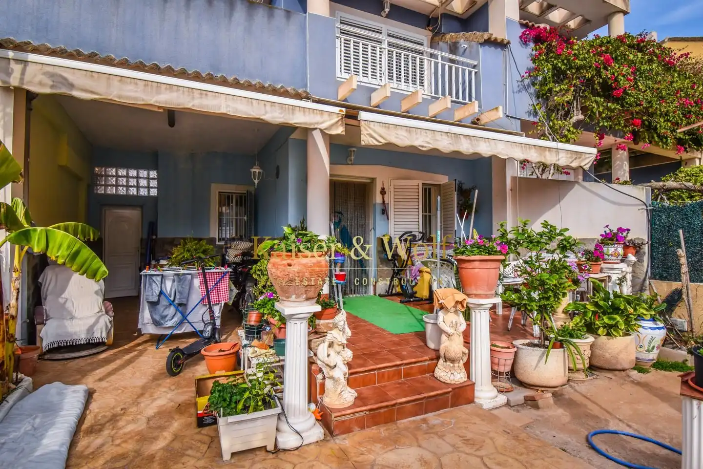 Vista exterior de Casa o chalet en venta en Santa Pola con Aire acondicionado, Jardín privado y Terraza