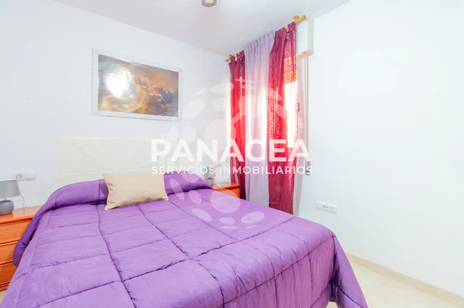 Bedroom of Flat for sale in Roquetas de Mar  with Terrace, Furnished and Oven
