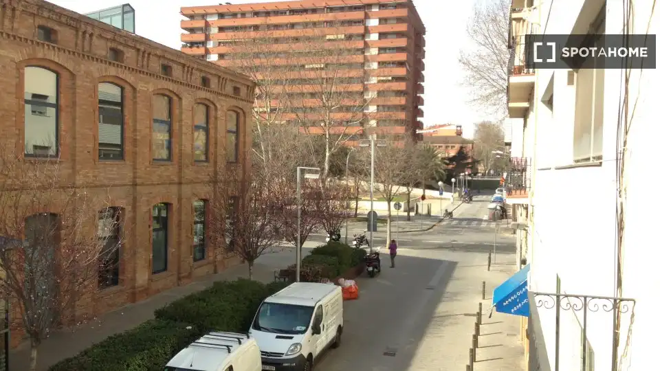 Vista exterior de Pis de lloguer en Barcelona amb Aire condicionat, Calefacció i Moblat