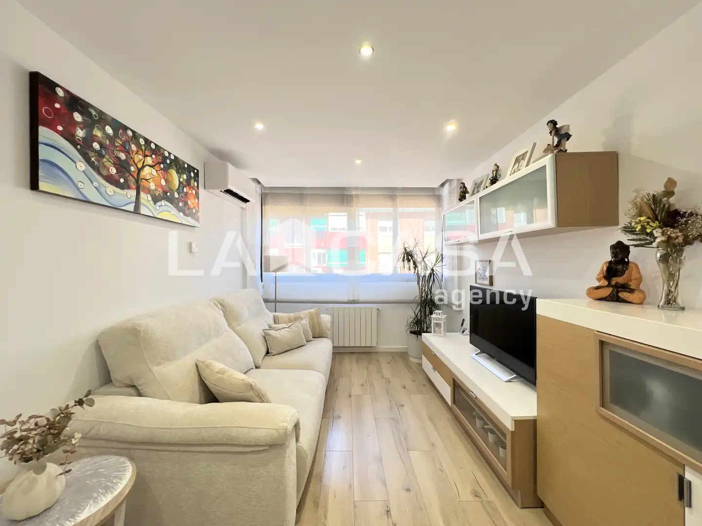 Sala de estar de Piso en venta en Badalona con Calefacción y Balcón
