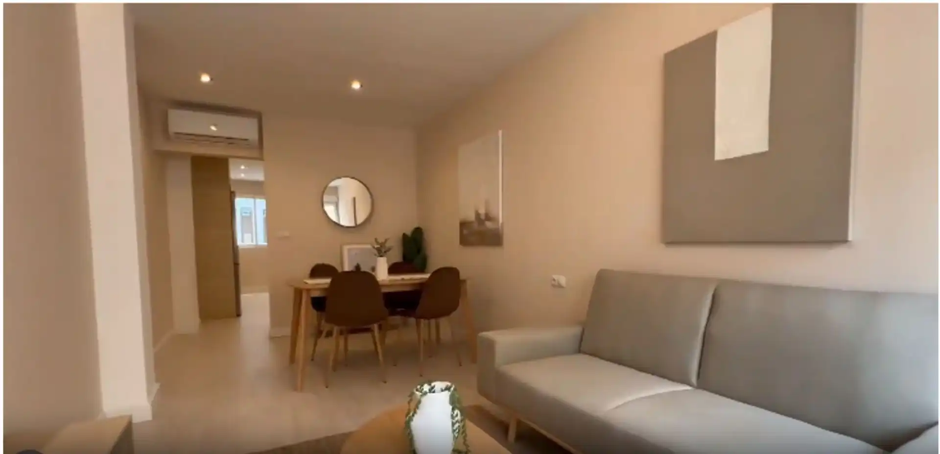 Sala de estar de Piso de alquiler en Elche / Elx con Aire acondicionado y Amueblado