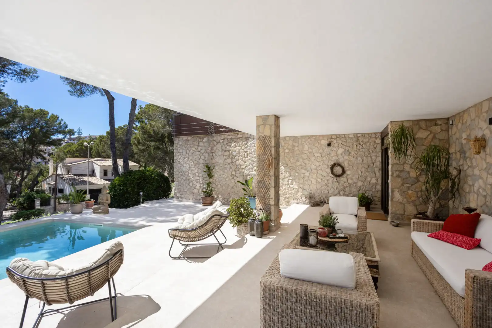Terrassa de Casa o xalet en venda en Calvià amb Aire condicionat, Jardí privat i Terrassa