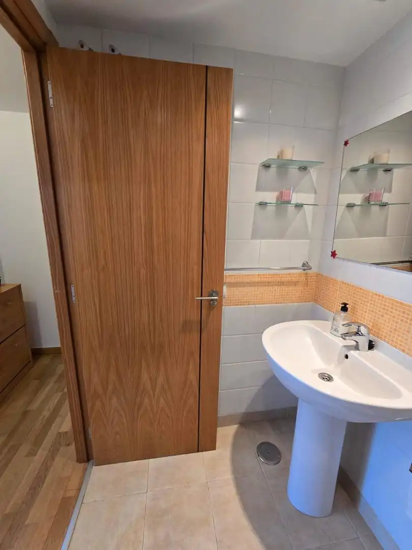Bathroom of Flat for sale in Santa Pola  with Air Conditioner, Private garden and Terrace