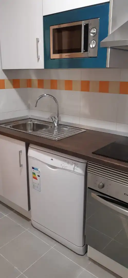 Kitchen of Flat for sale in Alcázar de San Juan  with Heating, Storage room and Furnished